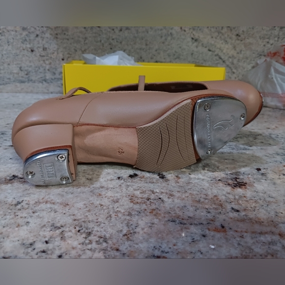 Bloch Leather Techno Tap Dance Shoes Style S0302L Show Tapper Tan - Picture 5 of 5